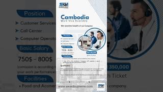 Cambodia work visa #travel #travelvisa #explore #visaking #travelagent