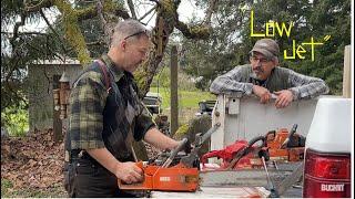 Tailgate Chronicles , Loggers Chainsaw tips on tuning, stop chain spinning.