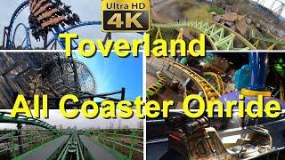 Toverland All Roller Coaster Onride POV 2020 - Toverland Alle Achterbahnen - Toverland all achtbaan