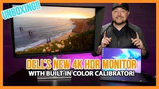 Dell's crazy new 4k HDR Monitor that self color calibrates!
