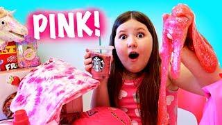 FUNNY PINK 24 HOURS CHALLENGE! ~ EVERYTHING PINK DAY!