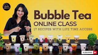 Bubble Tea Recipes Online Class | TO BUY ️ 8551 8551 04 | 8551 8551 03 | Om Sai Cooking Class