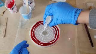 TESTING 1, 2, 3....Flower resin coaster made easy | Using TotalBoat Epoxy | Unintentional ASMR