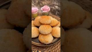 بثلاث مكونات بس رح نعمل اطيب كرات جوز الهند #حلويات
