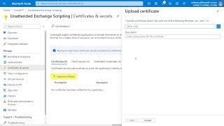 How to setup ExchangeOnlineManagement for unattended scripting using a certificate