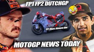 EVERYONE SHOCKED BRUTAL Fasting Lap Marquez Almost Die FP1 FP2 DutchGP, Official Miller Join Gresini