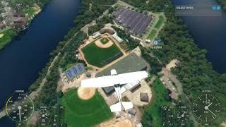 Microsoft Flight Simulator - Carson Park Eau Claire Wisconsin - Chippewa Valley Regional Airport