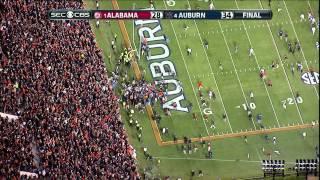 2013 Iron Bowl ending HIGH DEFINITION Auburn beats Alabama