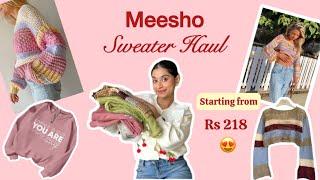 Meesho Winter Haul l Cute Sweater,Cardigan, Hoodie, Sweatshirts ️