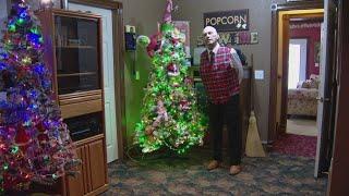 Elizabeth family has impressive Christmas trees in their house