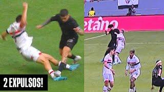 FAGNER e RAMALHO fazem FALTAS VIOLENTAS contra o SÃO PAULO e são EXPULSOS!