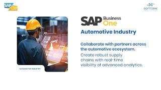 ERP Software for Automobile Industry | ERP Solution for SMEs | SAP Business One | SoftCore Solutions