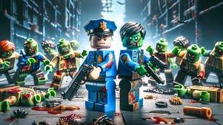 LEGO POLICE CITY & ZOMBIE: Mission Impossible | Escape From Death Block | Brick Rising