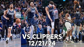 Dallas Mavericks Team Highlights vs the Clippers (12.21.2024)