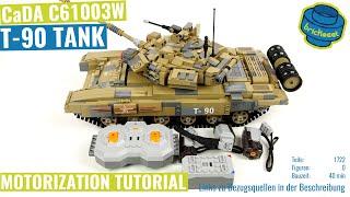 CaDA C61003W T-90 Tank - Motorization Tutorial