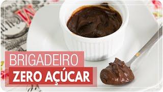 "BRIGADEIRO" DE COLHER ZERO AÇÚCAR {Brigadeiro "fake"} | Mamãe Vida Saudável # 241