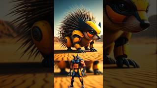 Superheroes  but ROBOT PORCUPINES   marvel & DC -all characters#ai#robot #animalfusion#marvel