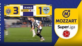 Mozzart Bet Super liga 2023/24 - 23.Kolo: PARTIZAN – ŽELEZNIČAR 3:1 (3:1)