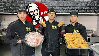 Cooking KFC from CHICKEN legs and fish at HOME | Sagban Food