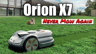 FINALLY a robot mower that cuts high! Sunseeker Orion X7