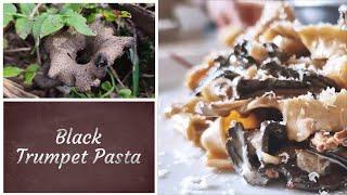 Amazing Black Trumpet Mushroom Pasta. Trumpet pasta recipe | tasty recipes at home