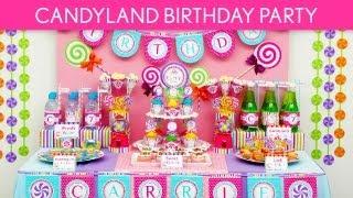 Candy Birthday Party Ideas // Candyland - B39