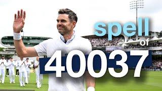 Jimmy Anderson's 40037 ball spell | #cricket #jamesanderson