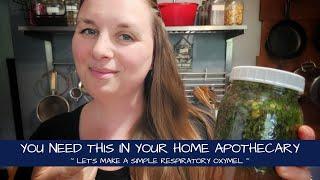 A Simple Homemade Cough Syrup! ~ Minty Respiratory Oxymel