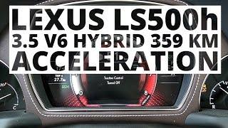 Lexus LS 500h 3.5 V6 Hybrid 359 KM (AT) - acceleration 0-100 km/h