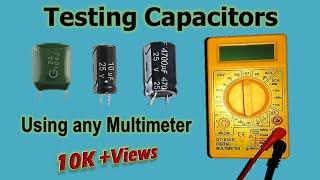 How to check Capacitors using Multimeter