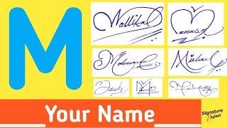 M Signature Style | Signature Style Of My Name (M Signature)