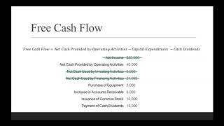 Calculating Free Cash Flow