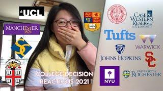 college decision reactions 2021 pt. 2!!! (international student edition | Hopkins, NYU, USC + more!)