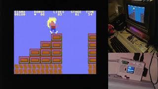 Playing... The Great Giana PETSCII Sisters on C64