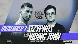 Sizyphos vs Hiding John ⎪ Rap Battle @ DISSember #7 ⎪ DLTLLY