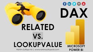 RELATED vs. LOOKUPVALUE DAX in Microsoft POWER BI | Power Pivot in Excel