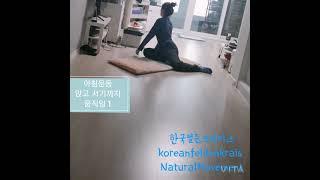 아침운동 앉고 서는 움직임 1 한국펠든크라이스/ 내츄럴무브먼트 koreanfeldenkrais with NaturalMovement