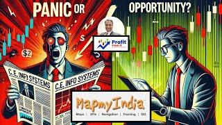 C.E. Info Systems' Controversial Investments: Panic or Potential? #mapmyindia #profitfromit