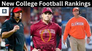 NEW Top 25 College Football Rankings | Change In College Football Playoff Picture