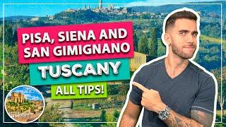 TUSCANY 1-day tour! Chianti tour: Siena, San Gimignano and Pisa. With winery!