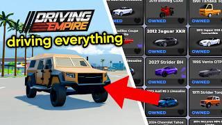 I Drove Everything In Driving Empire