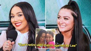 Roxanne Perez and Lyra Valkyria on AJ Lee Return, Advice from Becky Lynch, CM Punk Family Photo