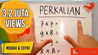 BERHITUNG CEPAT DAN MUDAH!!! TRIK PERKALIAN JARIMATIKA TANPA SEMPOA | BELAJAR MATEMATIKA TK DAN SD