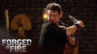 9 FOOT DAGGER Cleaves ANYTHING in Two | Forged in Fire (Season 8)