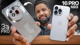 Nothing Phone 3a Pro vs iPhone 16 Pro Max Camera Test - Does it Even Make Sense?