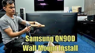 Samsung QN90D Wall Mount Installation