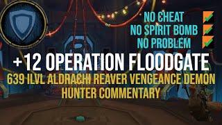 +12 Operation Floodgate - No Bomb, No Cheat, No problems?? 639 ilvl Aldrachi Vengeance Demon Hunter