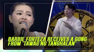 WATCH: Barbie Forteza receives a 'gong' on 'Tawag ng Tanghalan' | ABS-CBN News