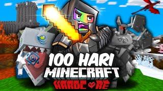 Gw Bertahan Hidup 100 Hari di Era Medieval di Minecraft Hardcore! (FINALE)