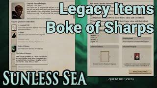 Sunless Sea Legacies: The Boke of Sharps - Start with +25 Iron